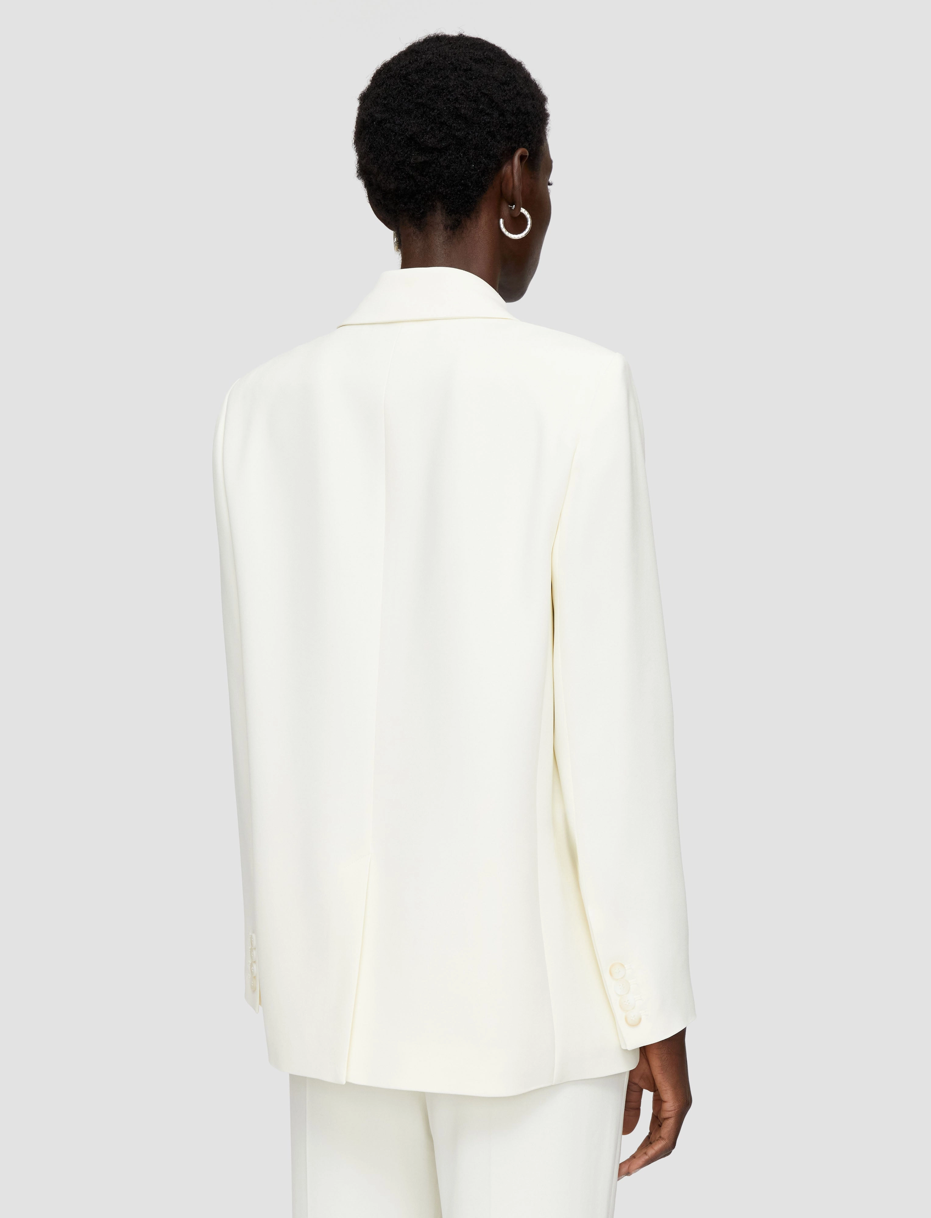 Double Layered Edging Jaden Comfort Cady Jacket