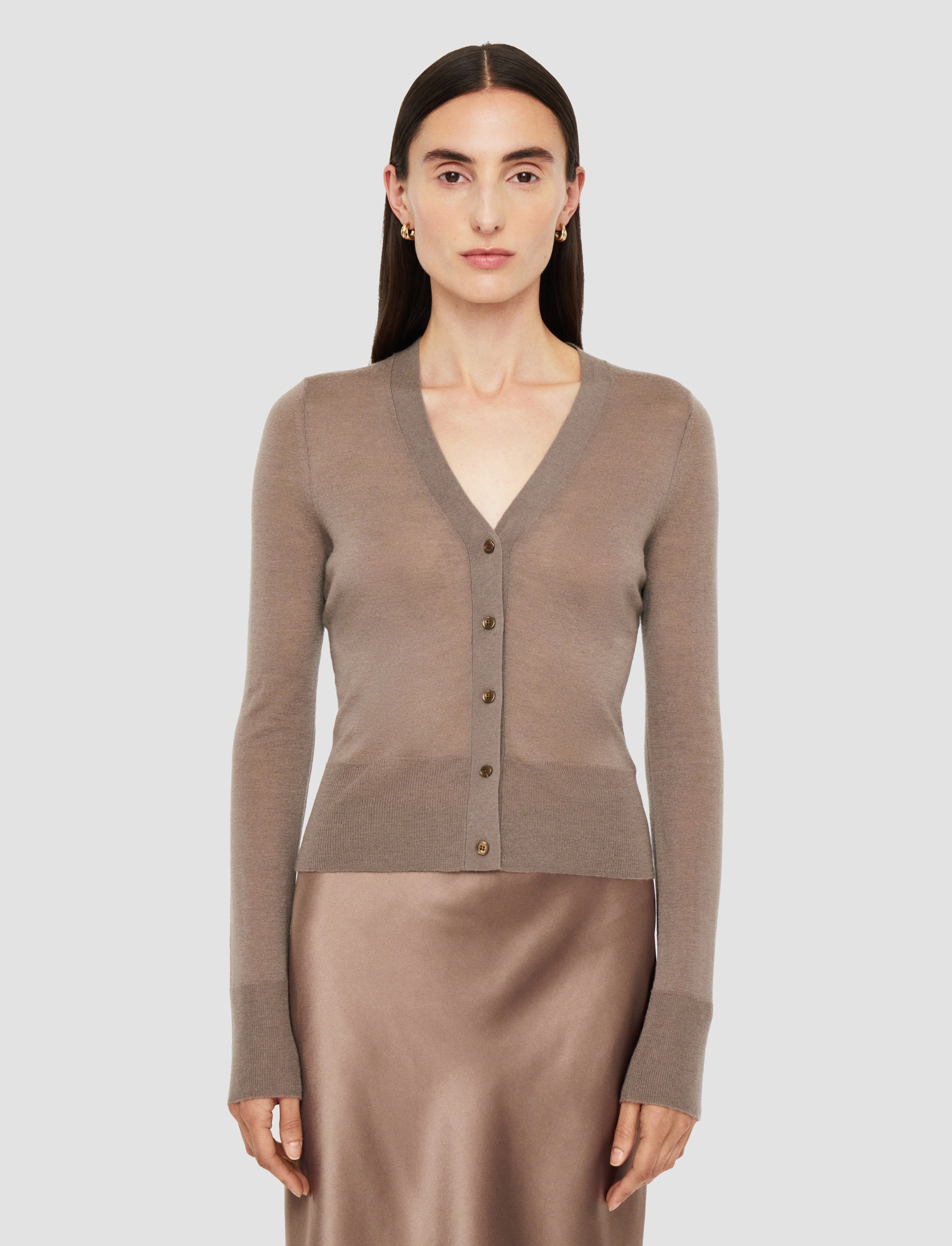 Sleek Surface Cashair Cardigan