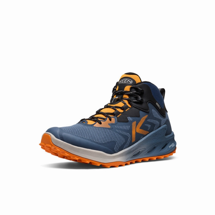 Men's Zionic NXT Waterproof Hiking Boot  |  Naval Academy/Bright Marigold All Purpose Textile Lining
