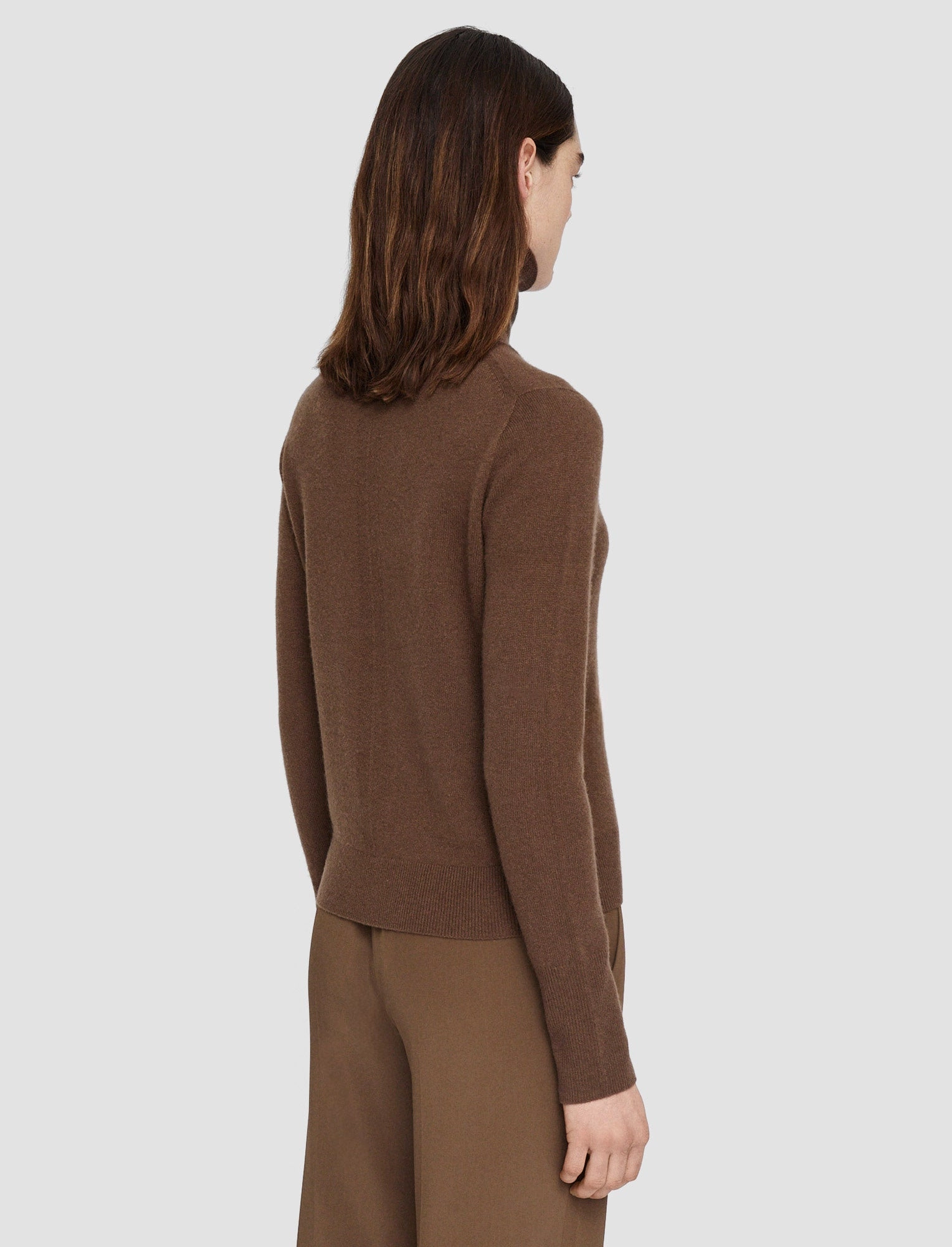 Eco Certified Fibers Light Pure Cashmere High Neck Jumper
