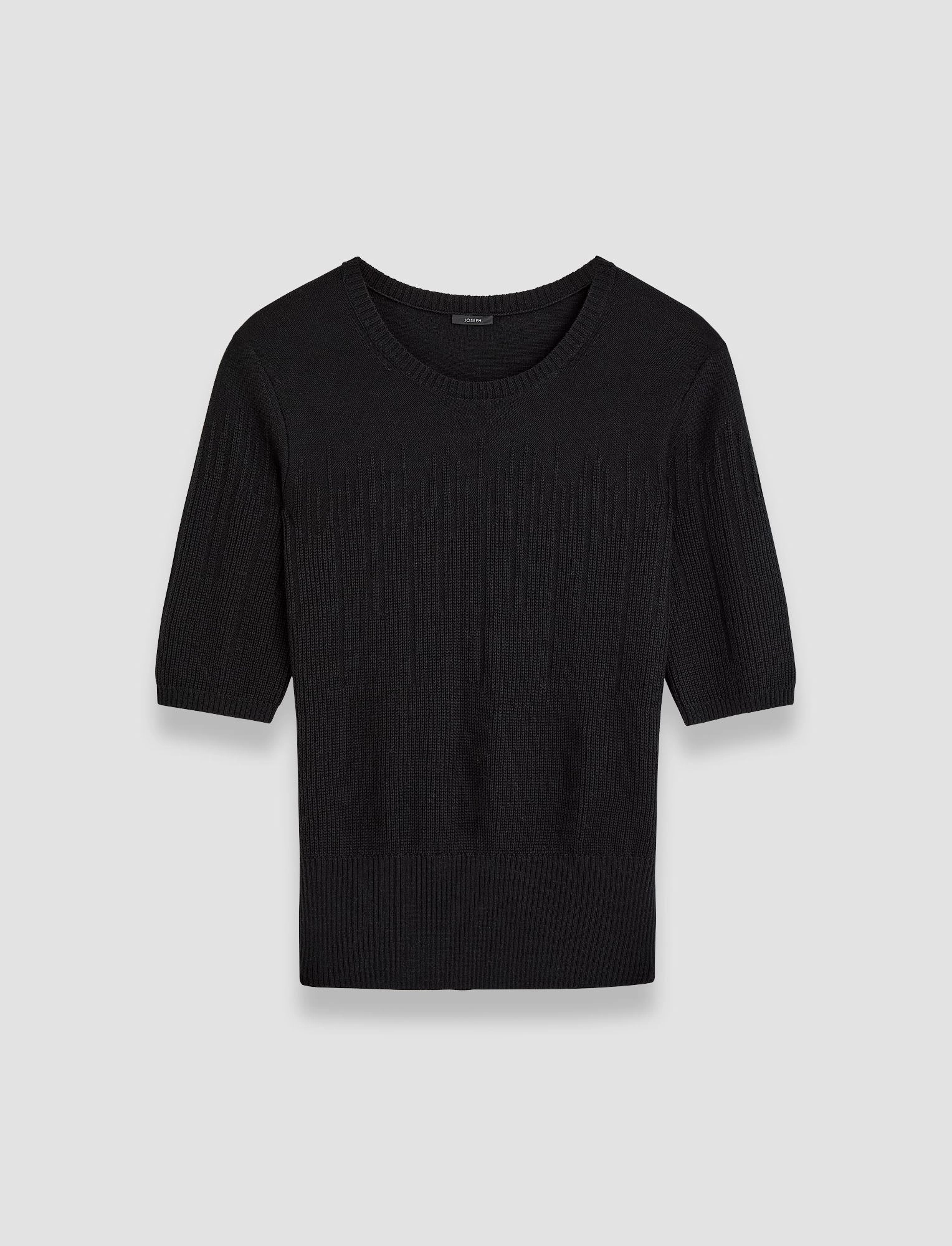 Gradient Stitch Round Neck Top Daily Piece Everyday Pair