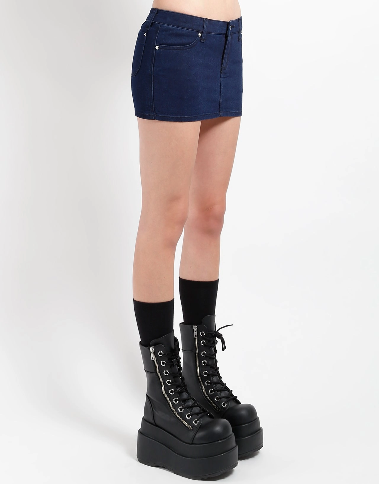 SUPER MINI HEAVY STONE WASH Boho chic