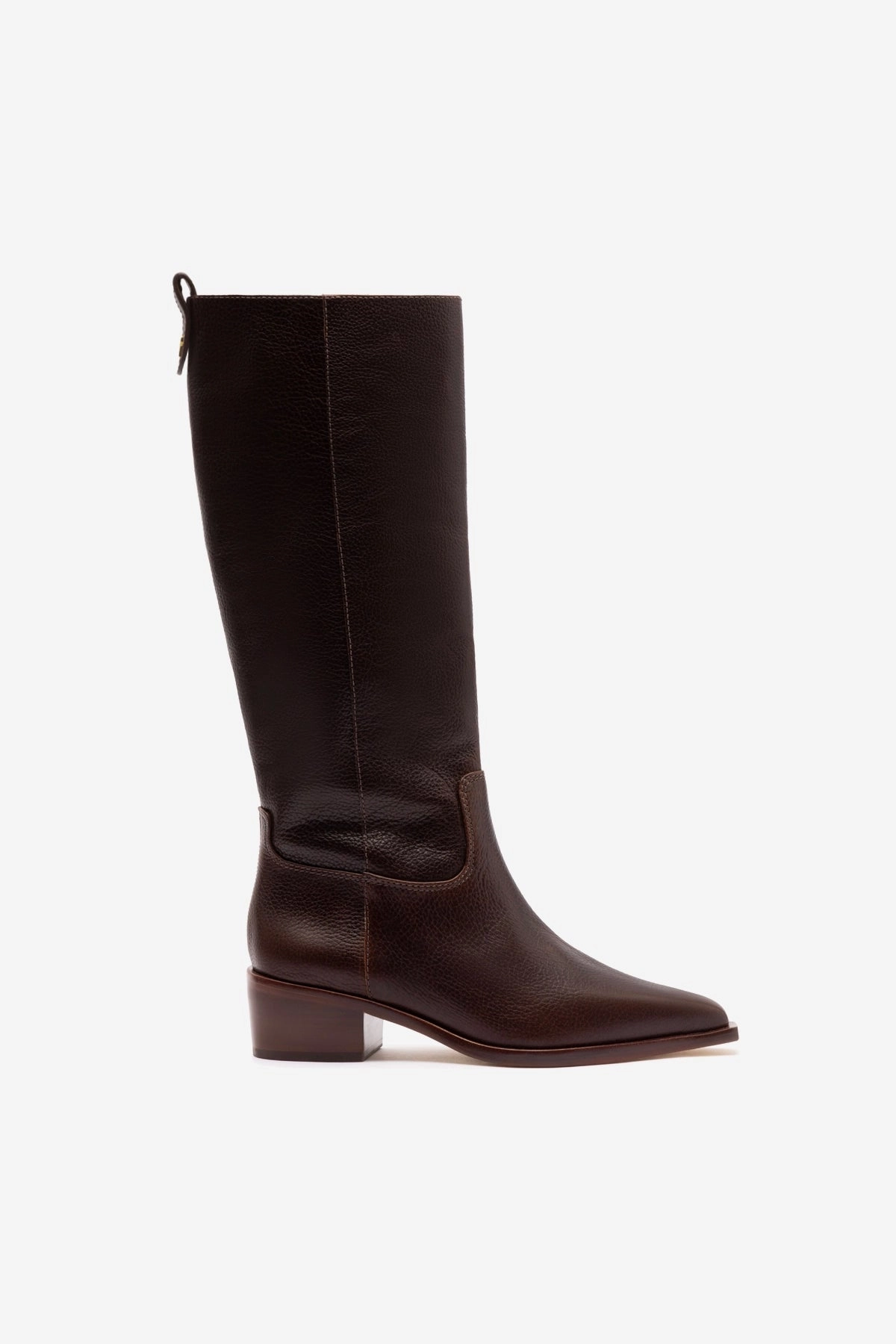 Thick Grip Florencia Boot In Brown Leather