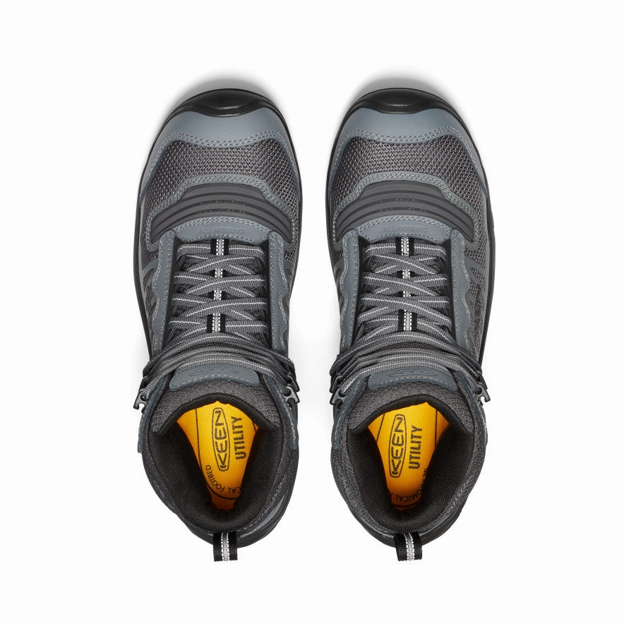 Trail Ready Supportive Men's Reno Mid Waterproof (Carbon Toe)  |  Magnet/Black