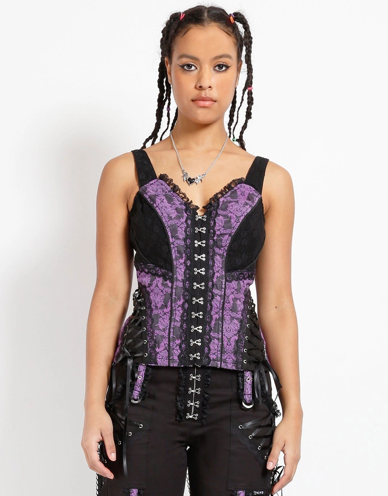 Reflective Trims ENCHANTED CORSET PURPLE