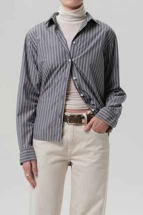 Avni Slim Shirt Raw Edge Finish