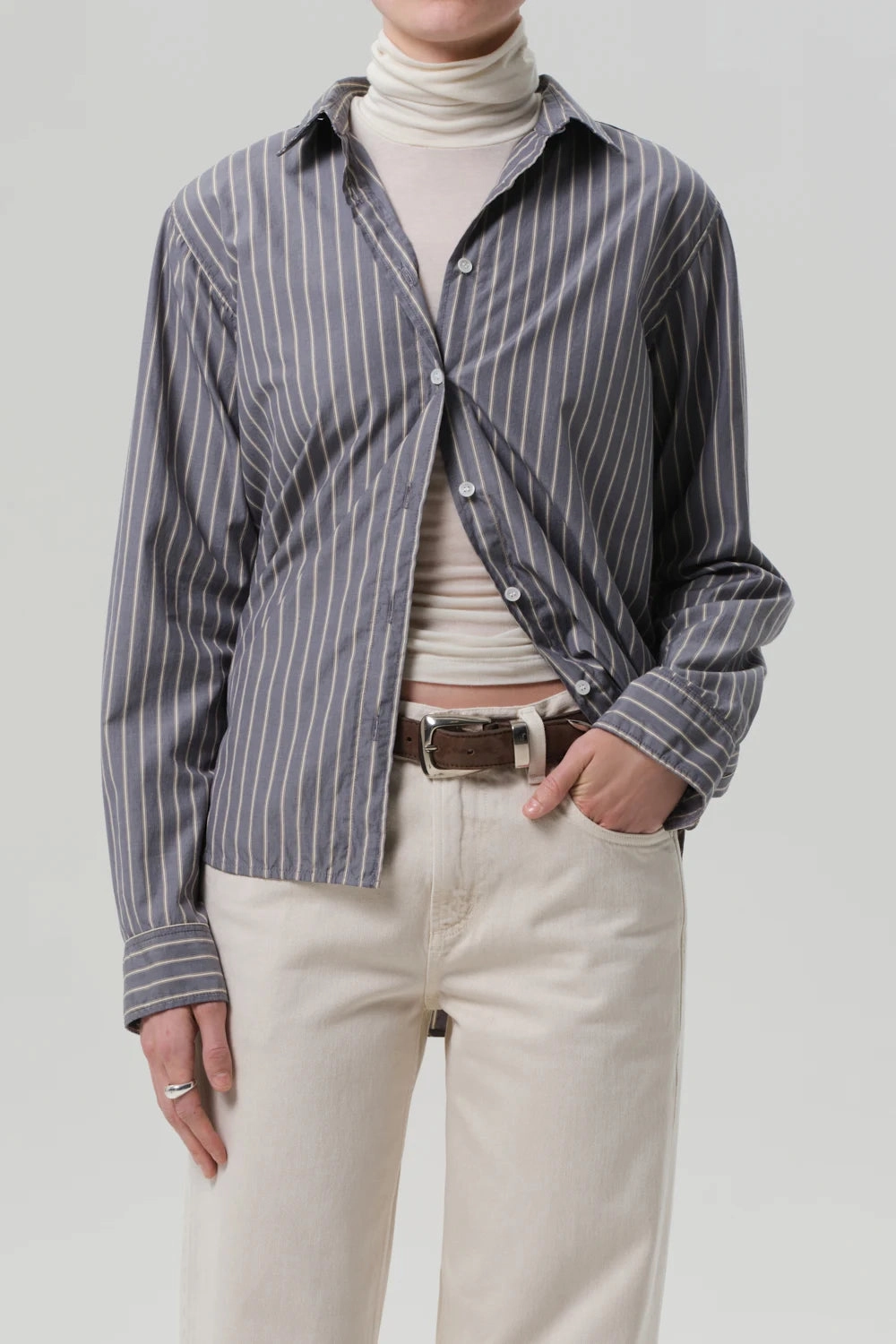 Avni Slim Shirt Raw Edge Finish