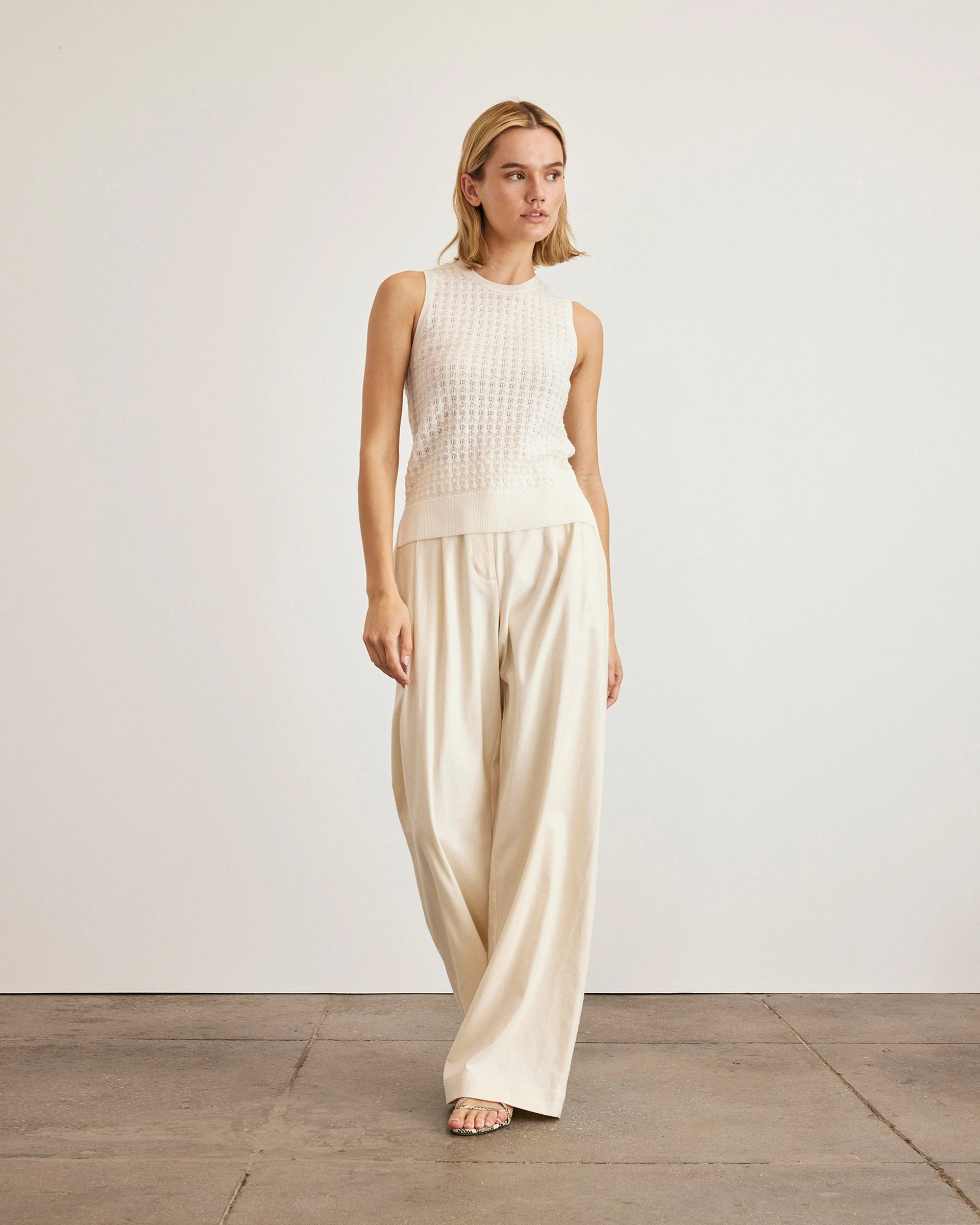 Reflective Yarn Accent luxe feel Avril Knit