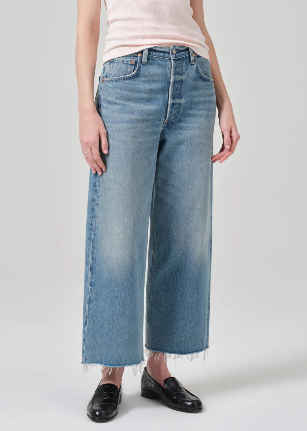 Creative Look Elegant Road Trip Ayla Raw Hem Crop