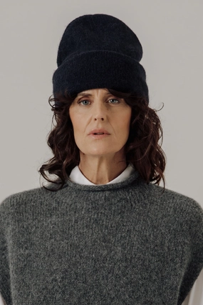 Baby Alpaca Andes Beanie Natural Texture Seasonal Comfort