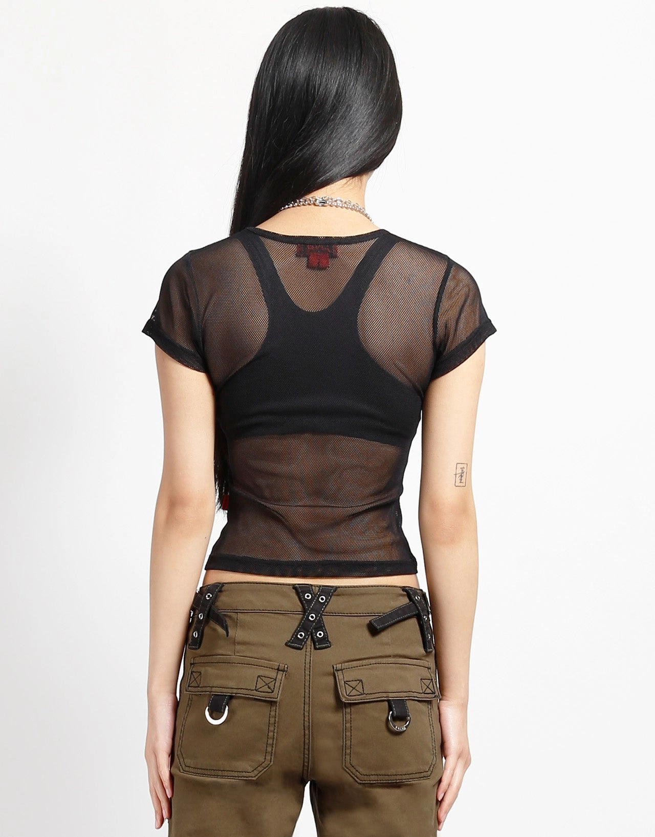 BABY TEE FISHNET Ethical production