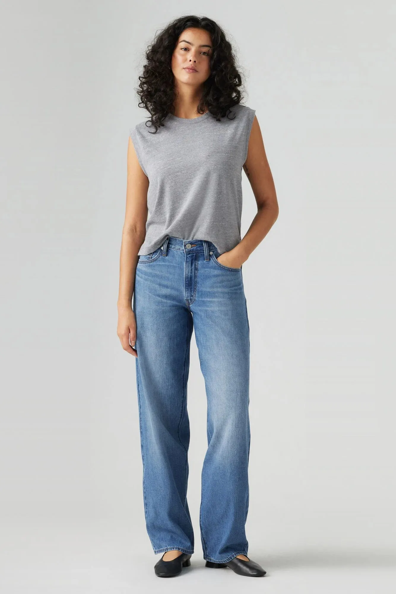 Baggy Dad Jean Quick Dry Technology