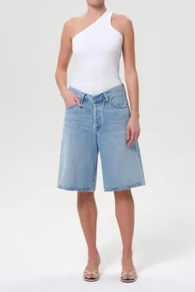 Baggy V-Short Bootcut style Denim shorts