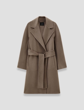 Contoured Silhouette Costa Double Face Cashmere Coat