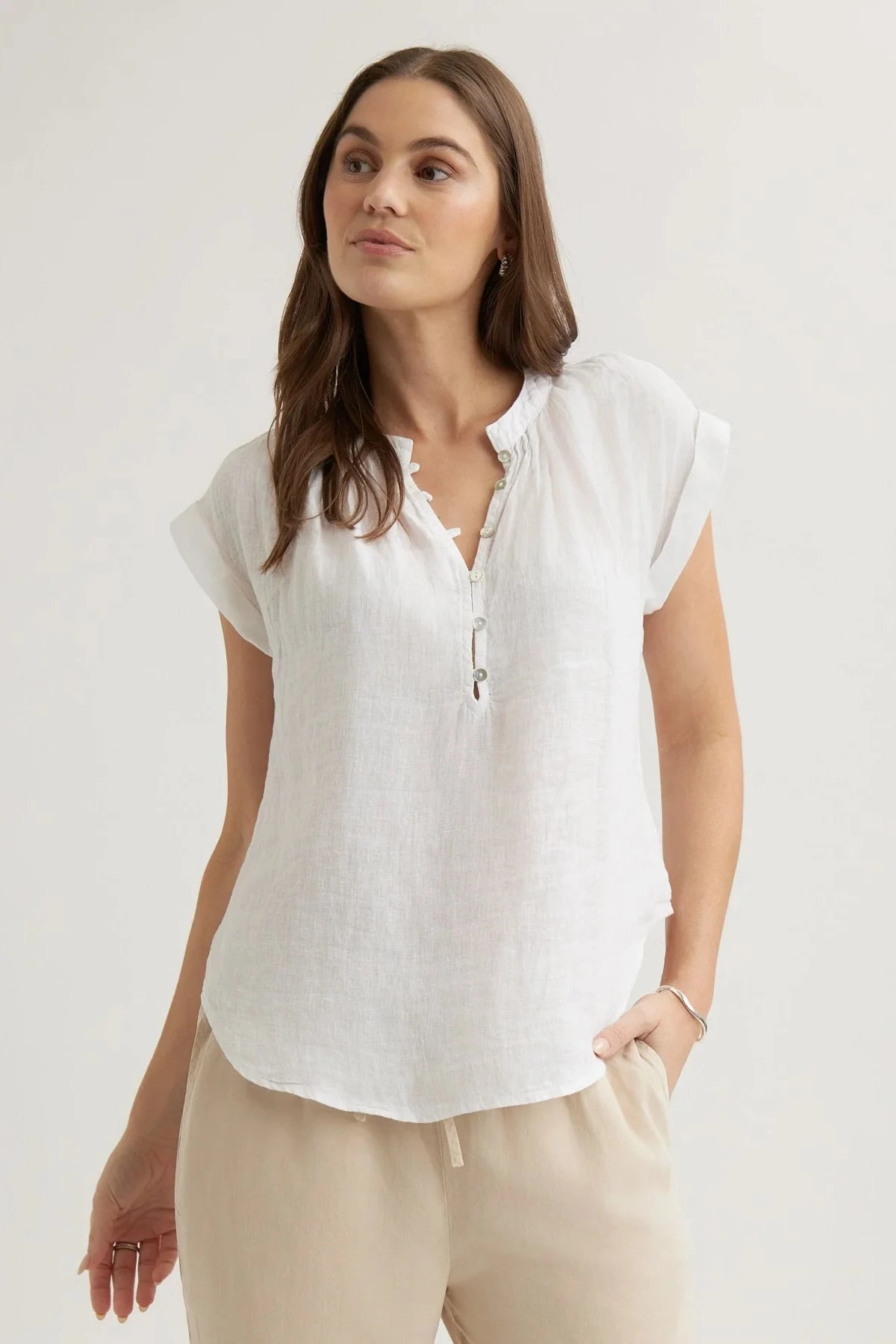 Cap Sleeve Pullover ConvertibleStyle