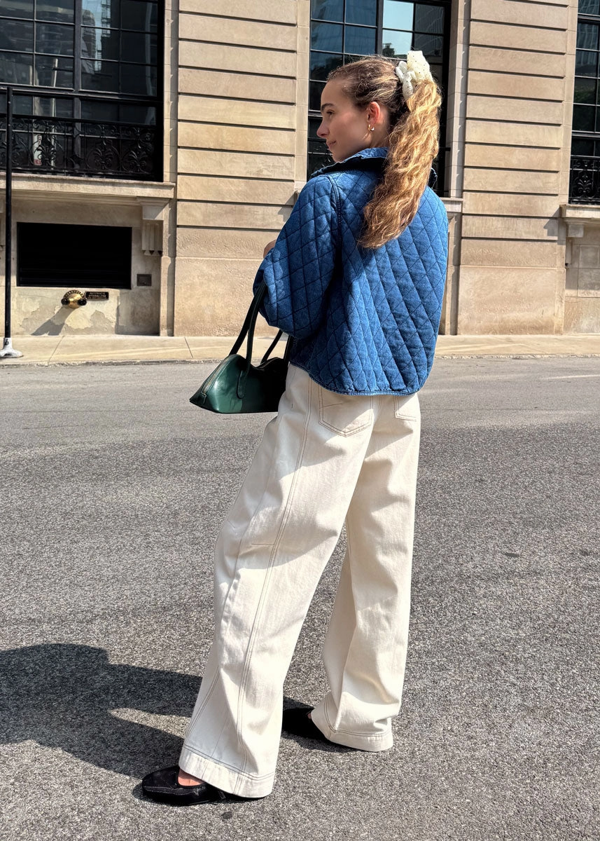 Mid-rise fit Bancha Pant - Creme