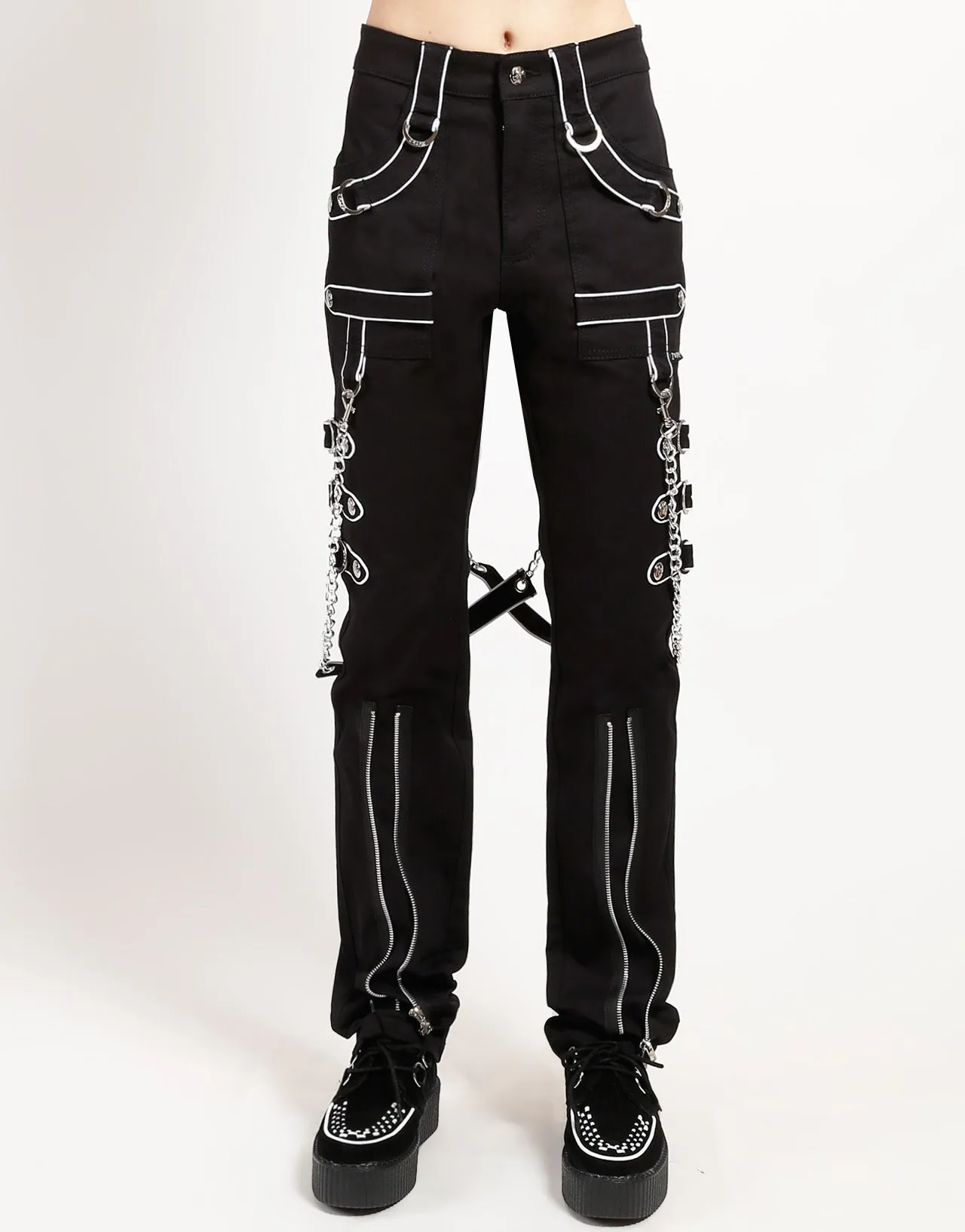 BAND PANT WHITE Relaxed Lines