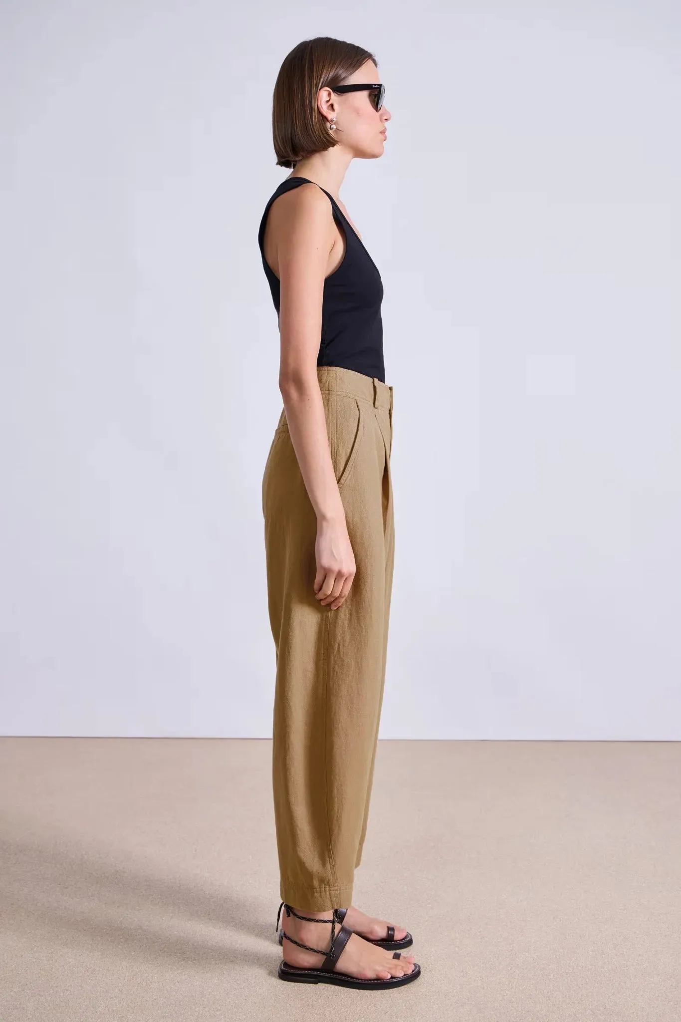Bari Crop Trouser Premium Stretch