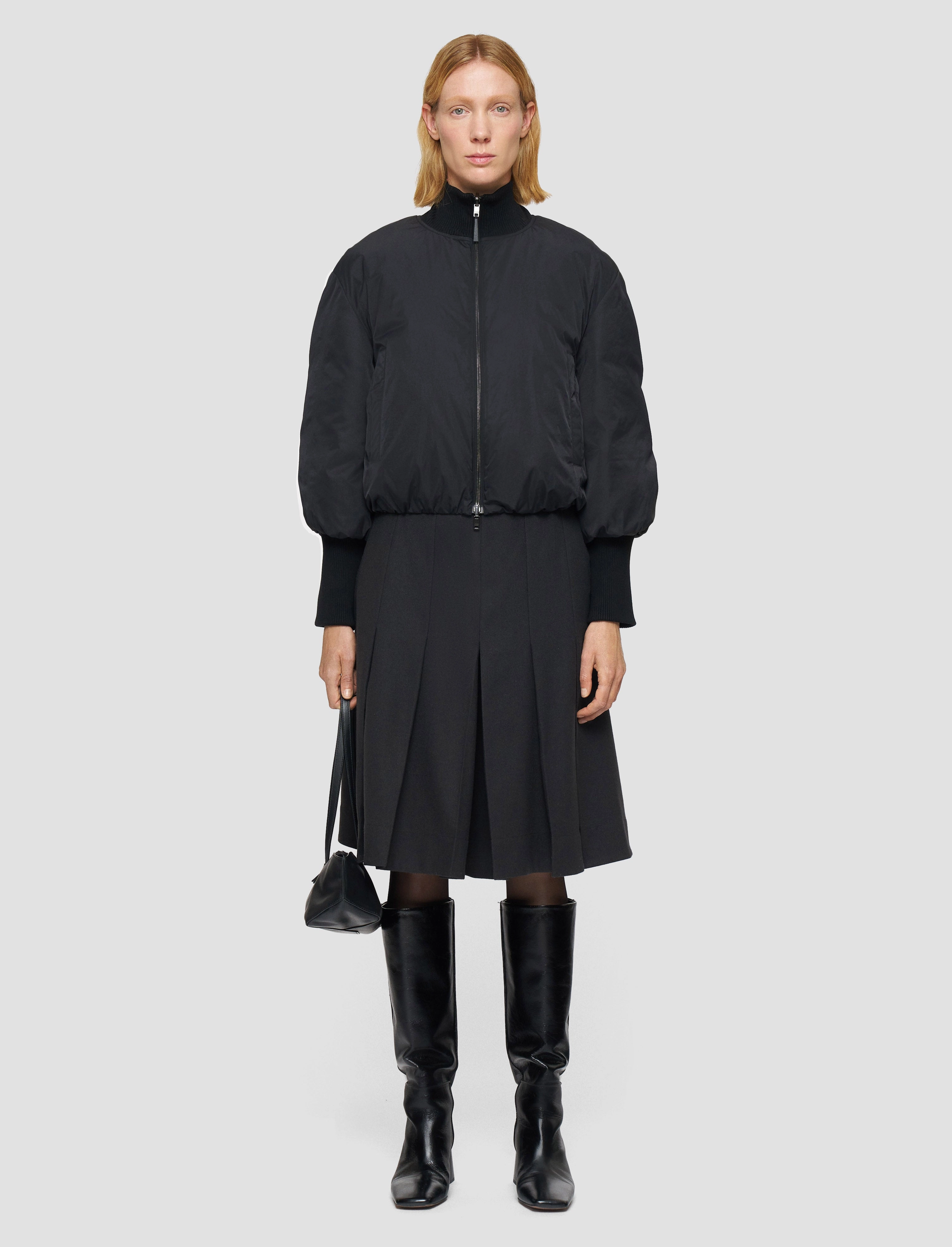 Bart Padded Duck Down Bomber Jacket Light Padding Breathable Material