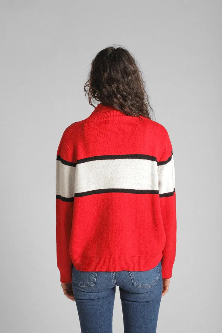 Layered Look Benson Mockneck Sweater