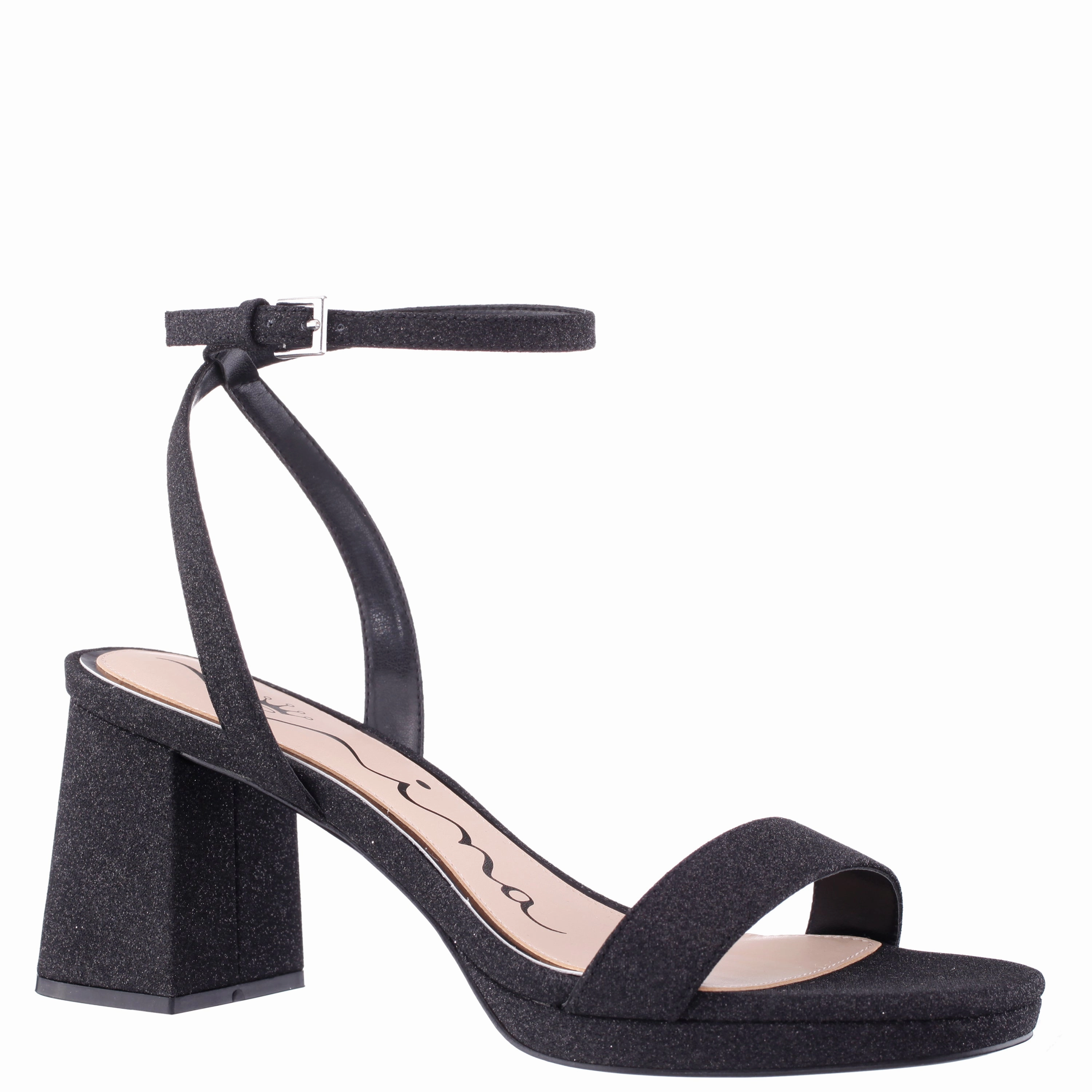 BERGEN-BLACK Elegant Sandals Happy Spark
