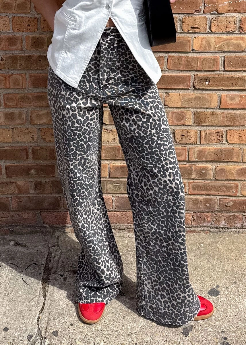 Static free Timeless Look Bernadette Leopard Print Pants