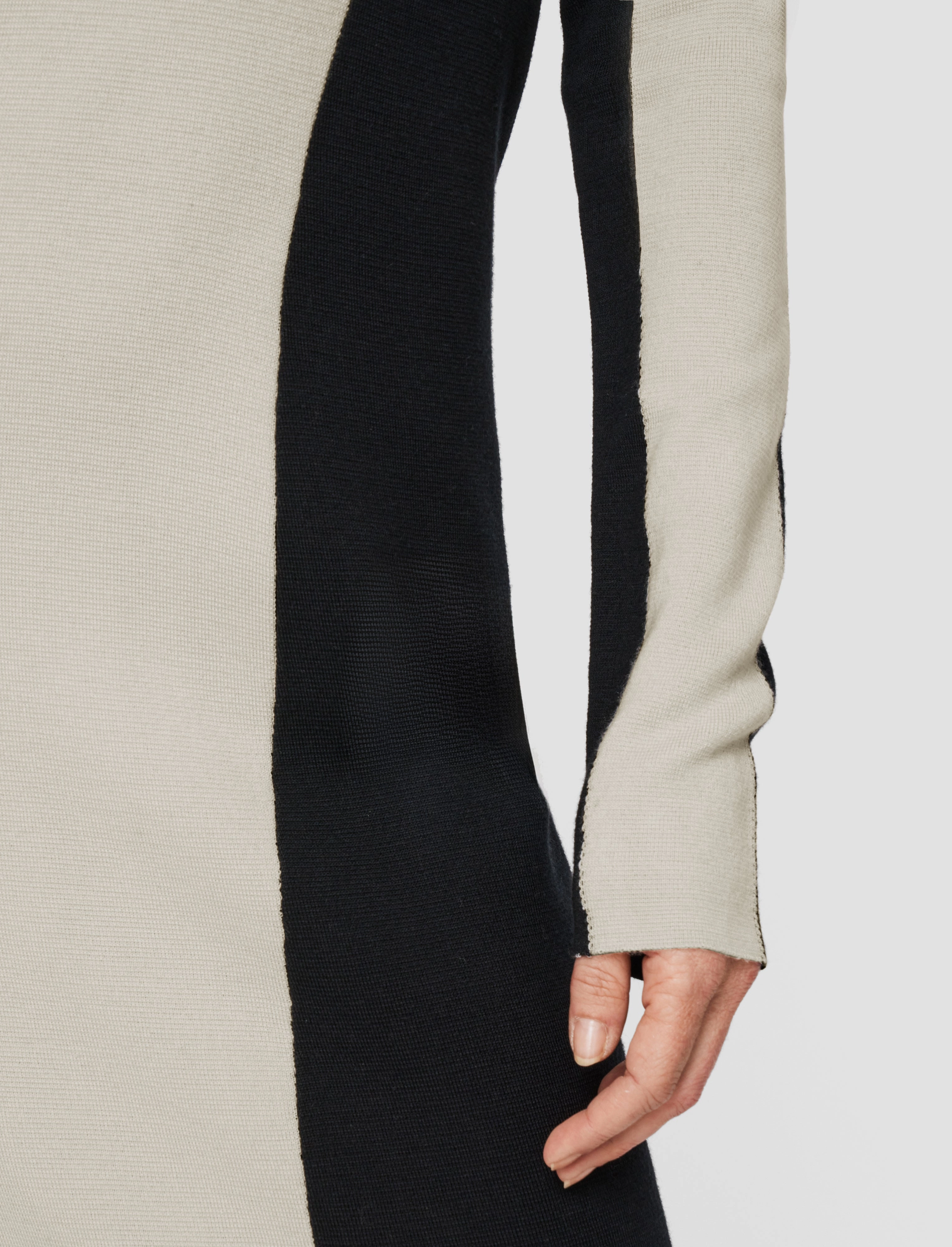 Urban Trend Bi-Colour Knit Dress