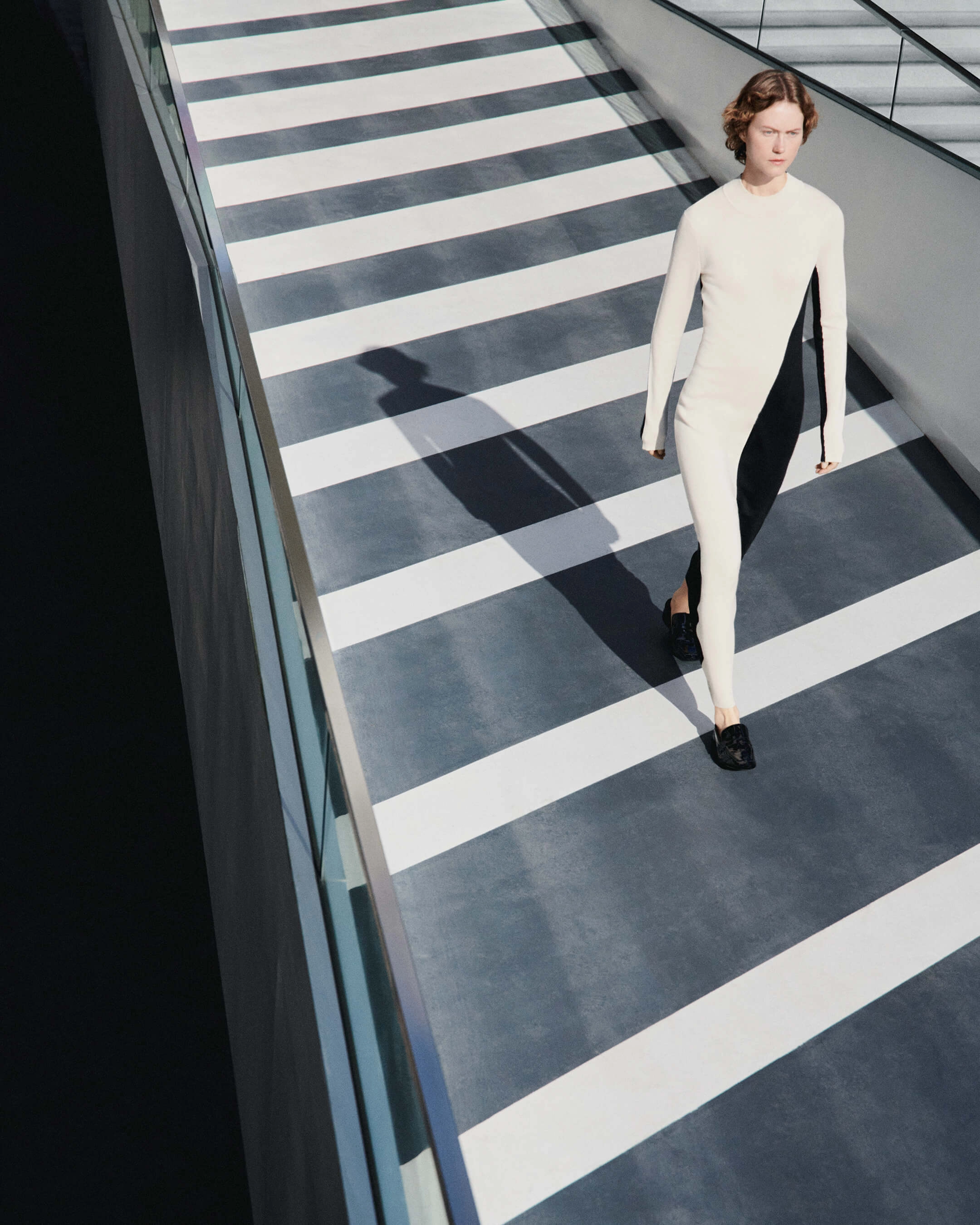 Bi-Colour Knit Dress Durable Blends