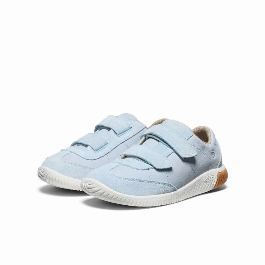 Big Kids' KNX T-Toe Sneaker  |  Skyway/Star White Stylish Slip On Breathable fabric