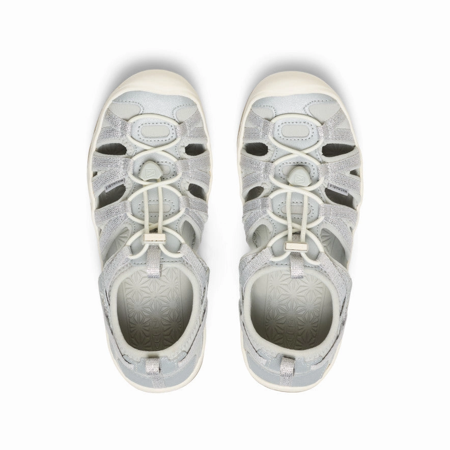 Big Kids' Moxie Sandal  |  Silver Trendy Flip-flops