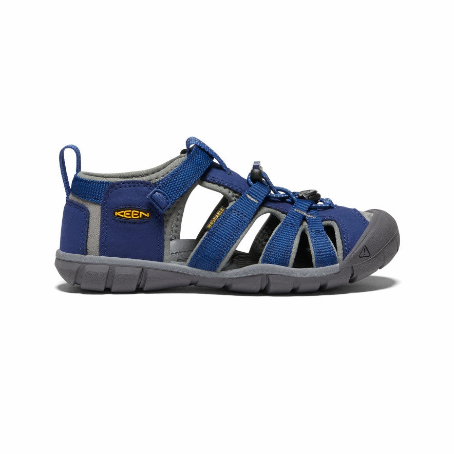Heel Design Outdoor Style Big Kids' Seacamp II CNX  |  Blue Depths/Gargoyle