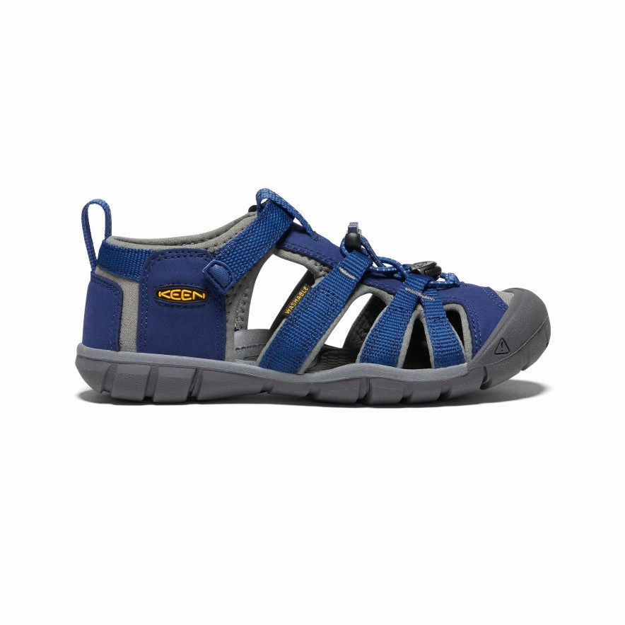 Big Kids' Seacamp II CNX  |  Blue Depths/Gargoyle Cushioned Ankle Collar Breath Mesh