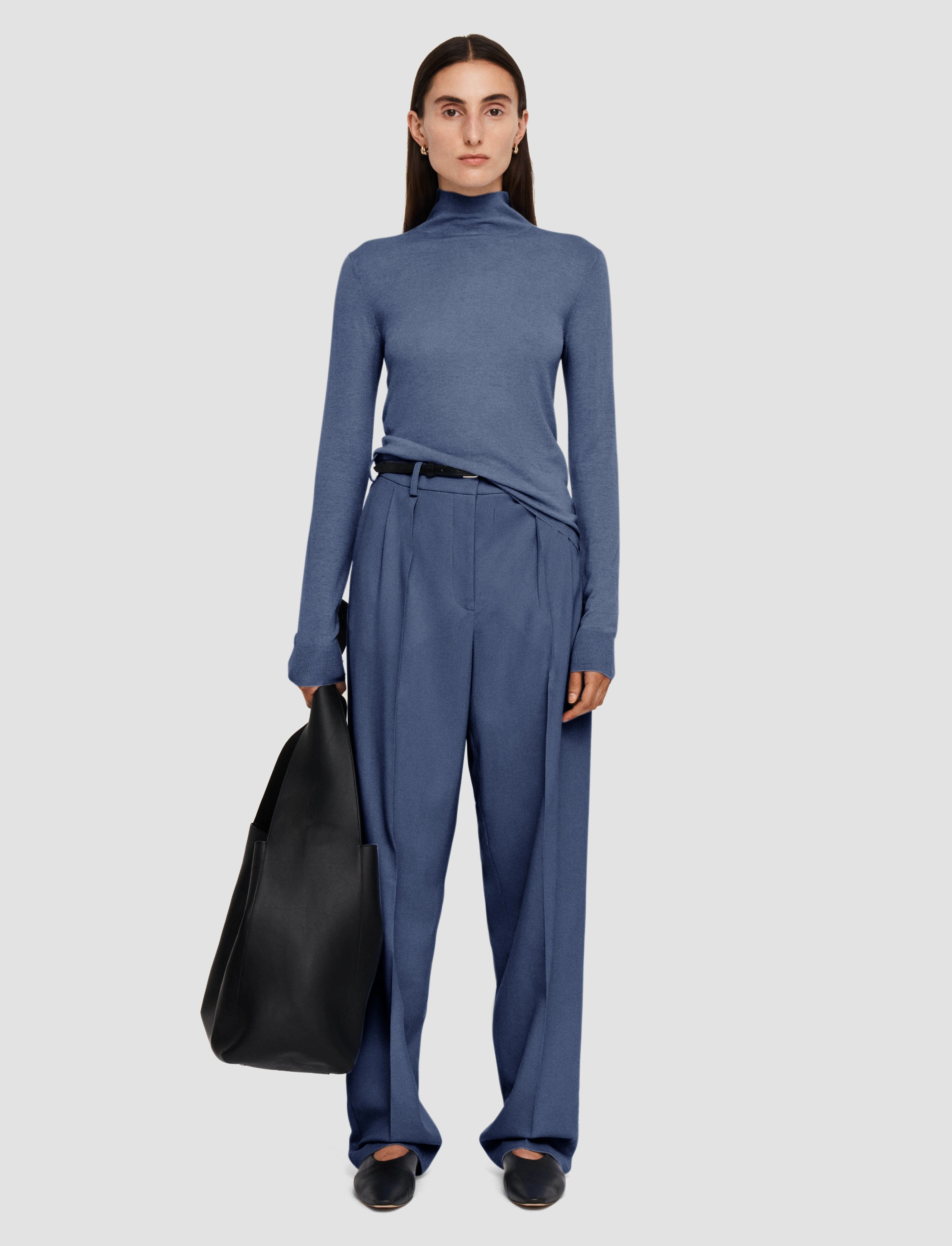 Low Impact Dye Cashair High Neck Jumper