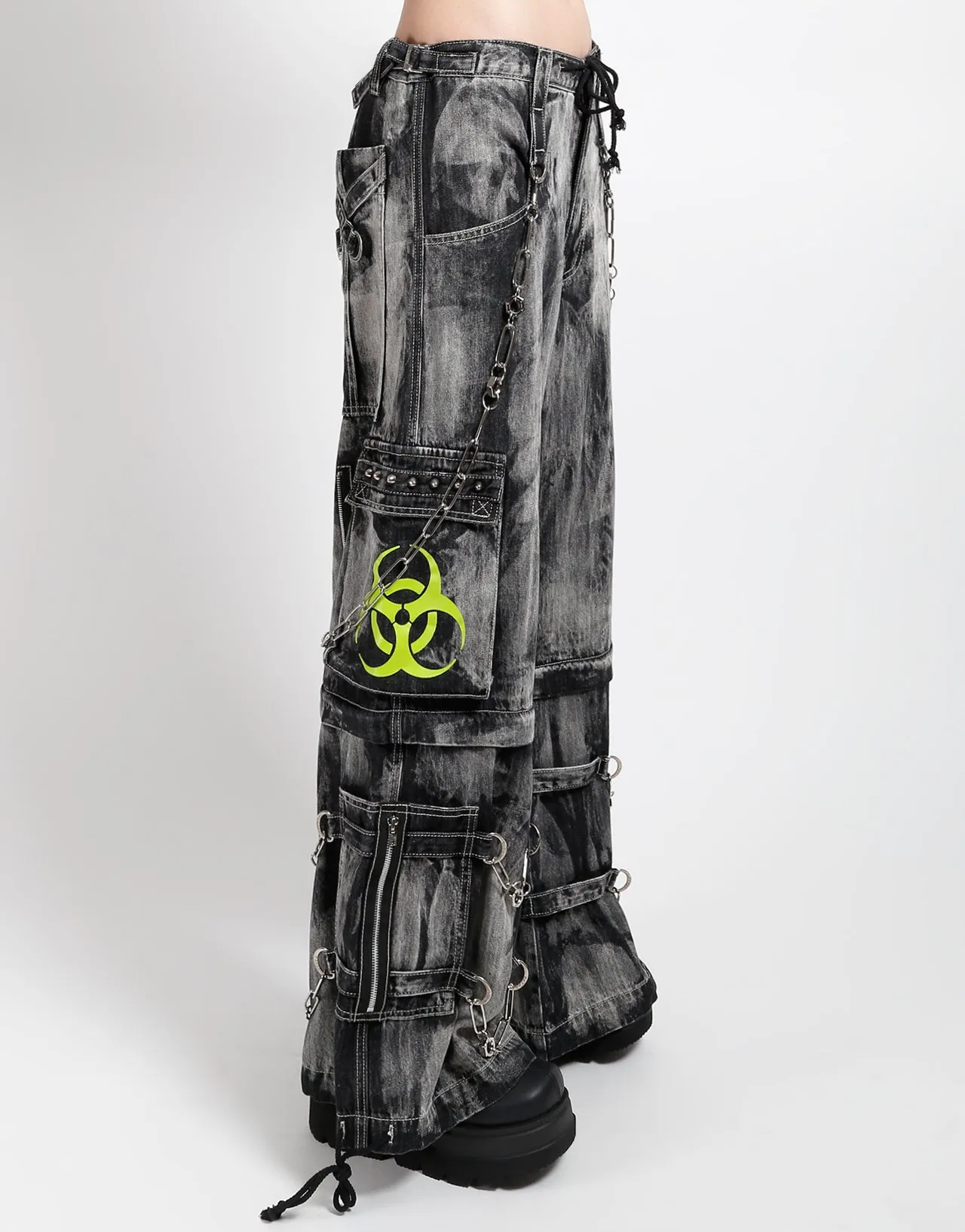 Comfortable Layers BIOHAZARD BLACK DENIM STORM WASH PANT