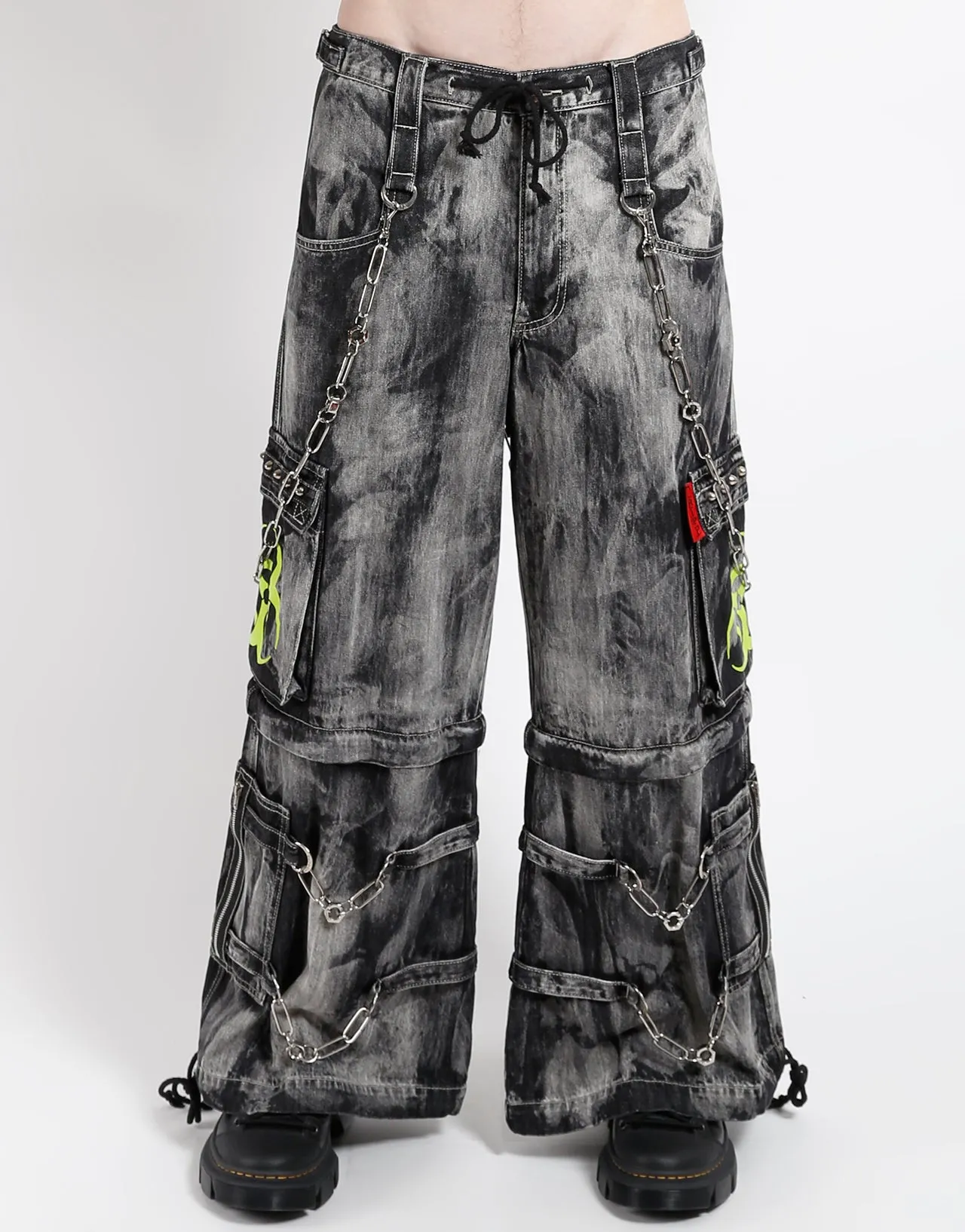 Sophisticated Look Durable Construction BIOHAZARD BLACK DENIM STORM WASH PANT