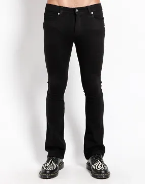 Black Bootcut Jeans Minimalist Look