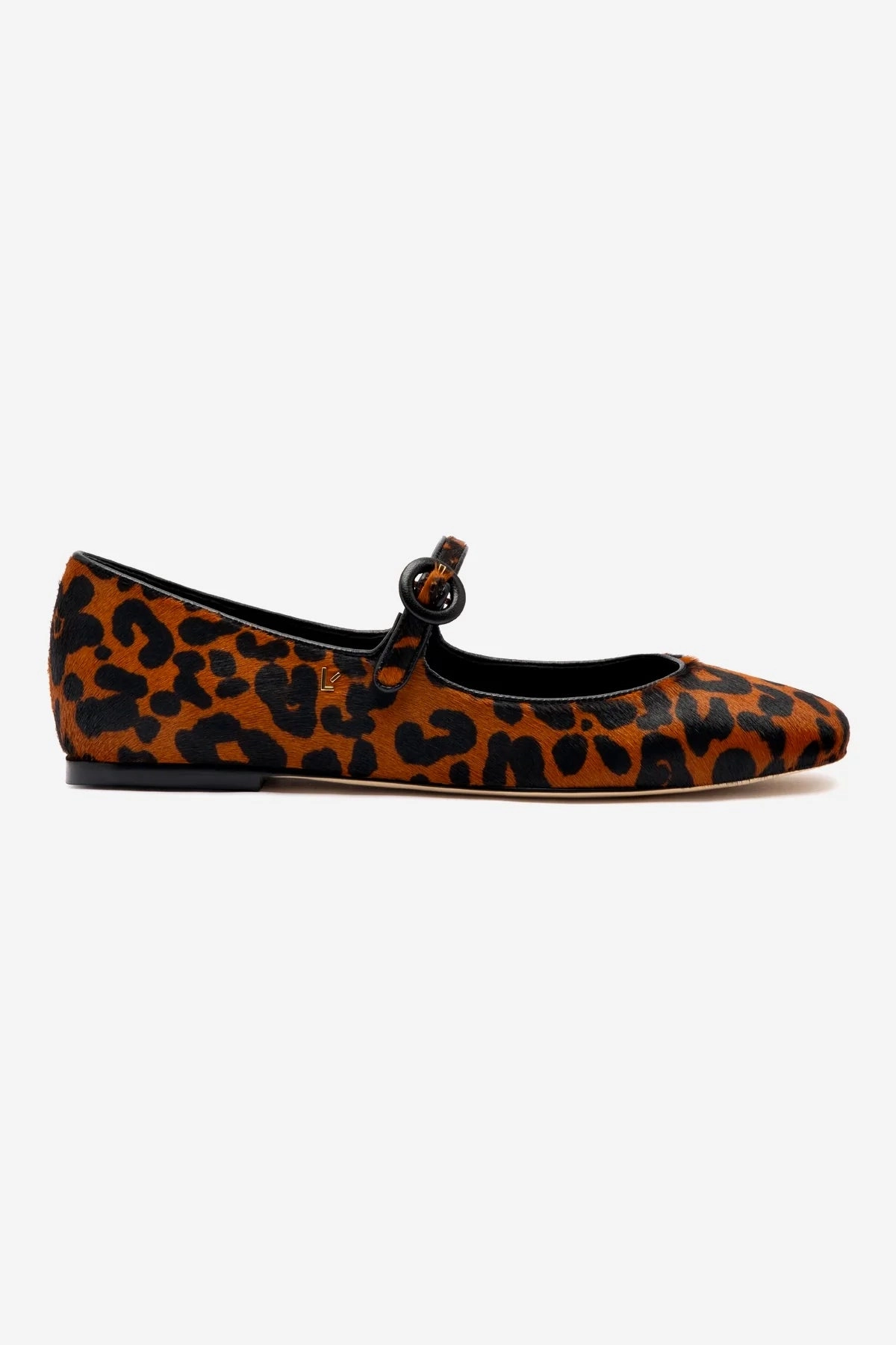 Timeless Appeal Shoes Lightweight Step Blair Ballet Flat In Leopard Print Calf Hair