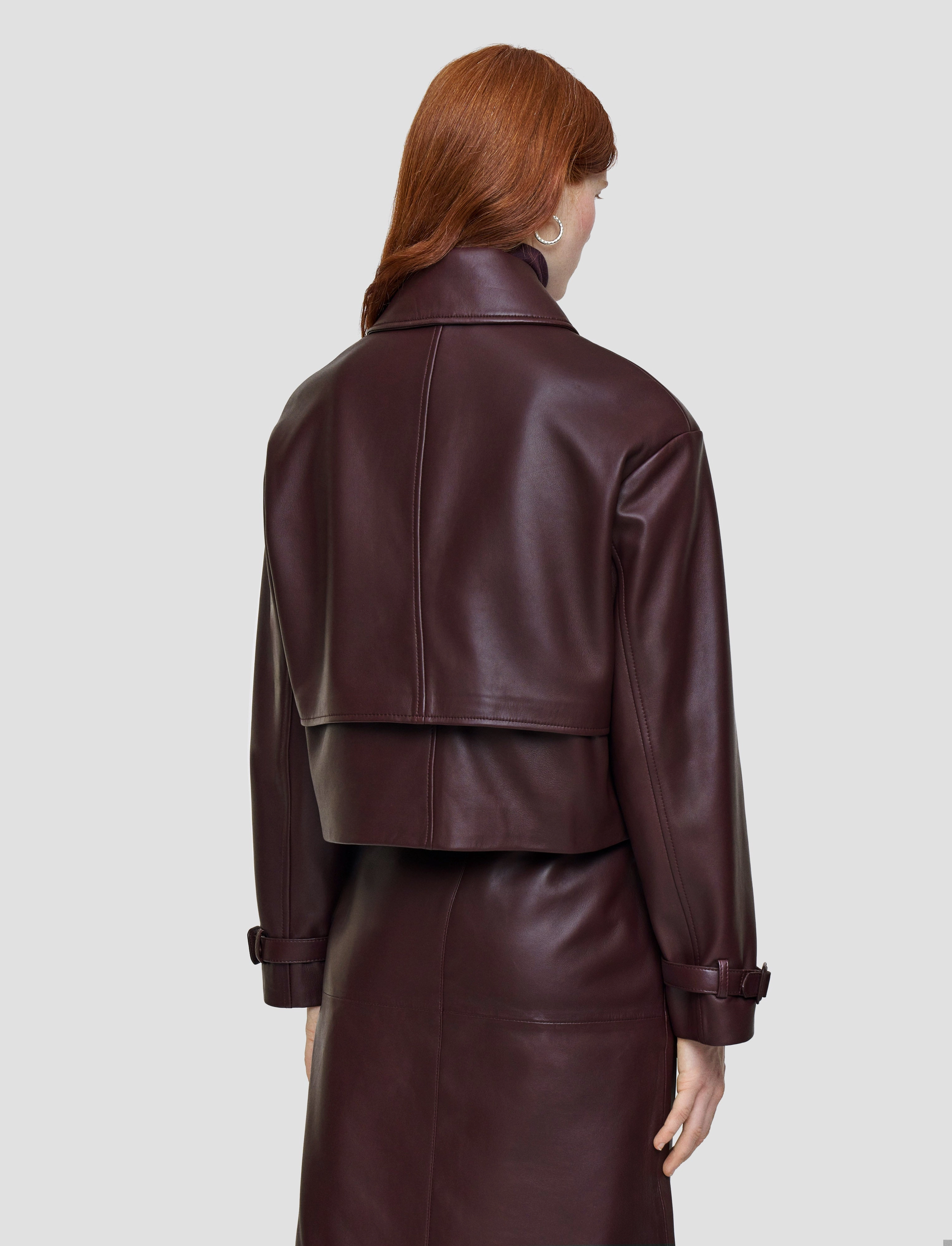 Blaise Nappa Leather Jacket sports practice