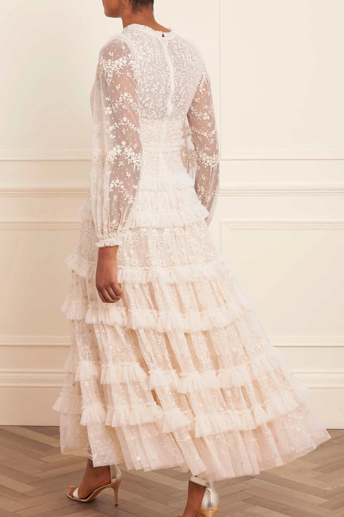 Fresh Flow Blossom Lace Ankle Gown