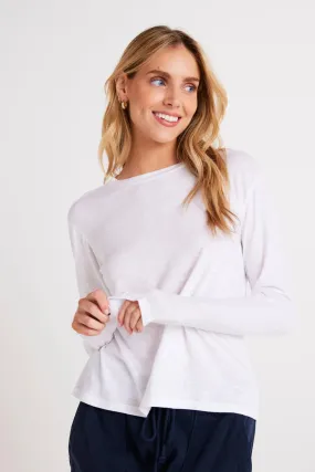 Long Sleeve Crew Tee Versatile and Comfortable Trendy Look
