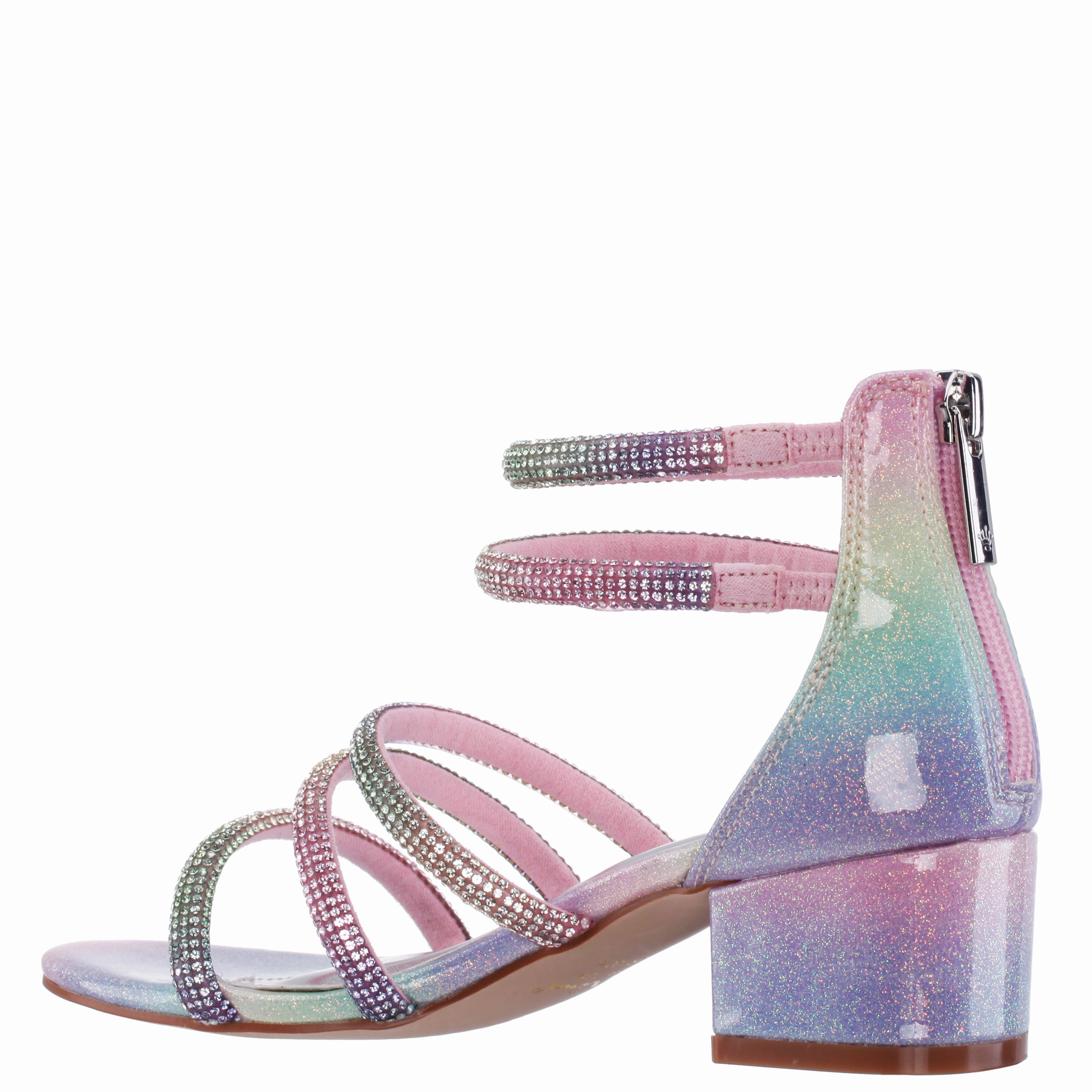 SPARKLAR-PASTEL RAINBOW No Rub Adjustable Walking Shoes