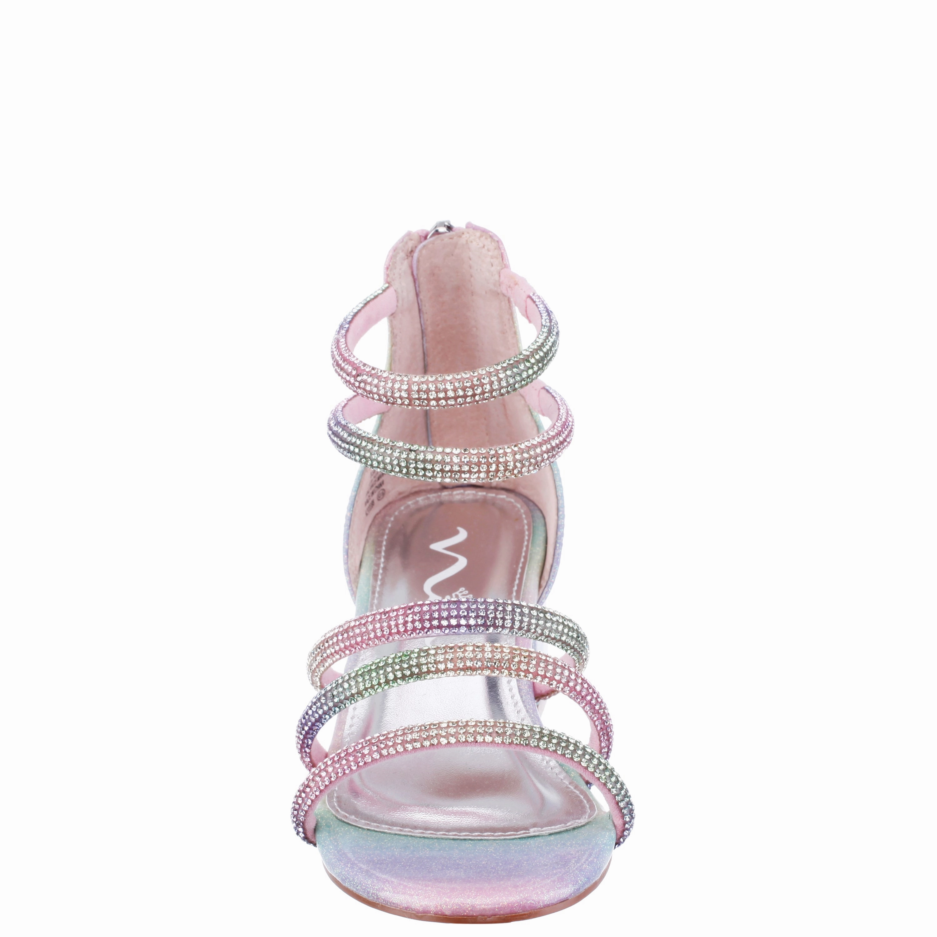 Rope Knot Open Toe Design SPARKLAR-PASTEL RAINBOW