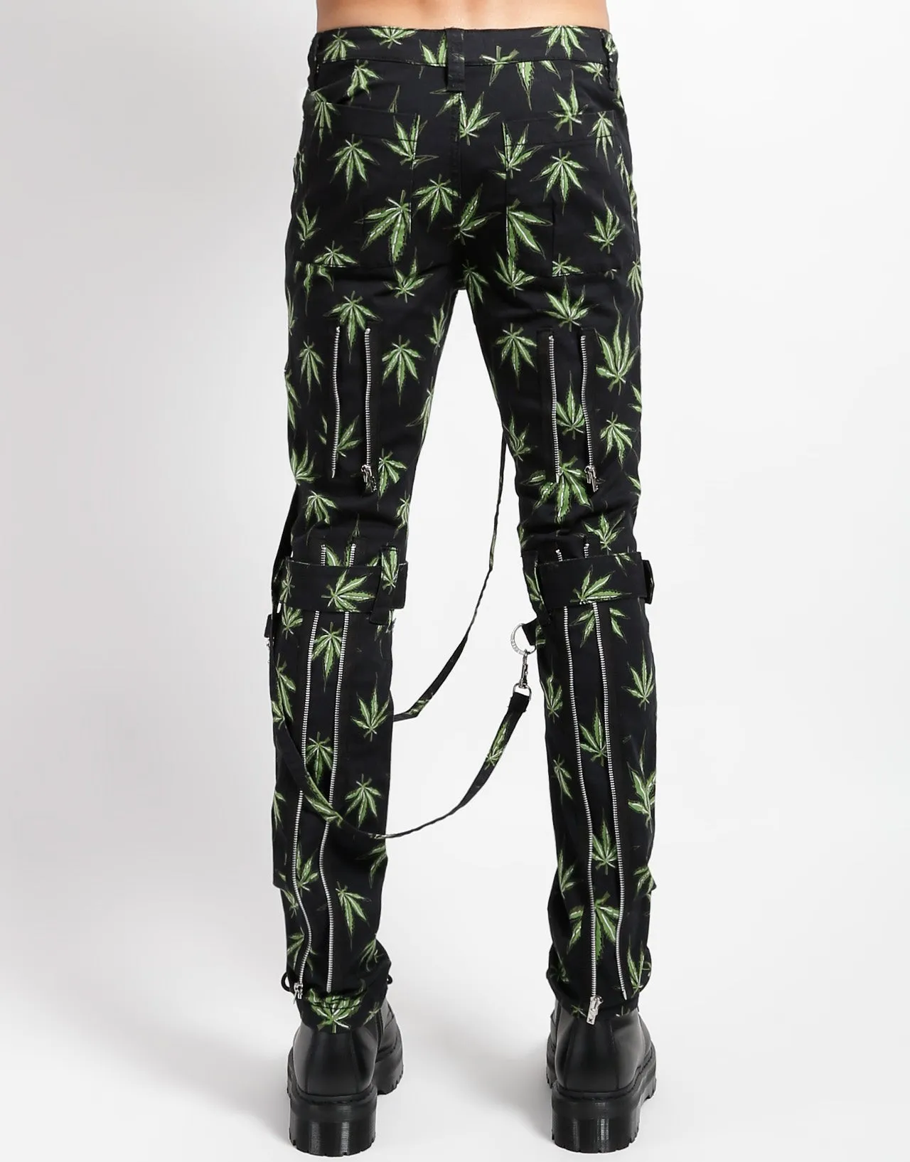 High Density Weave Fashionable Appeal BONDAGE PANT GRASS