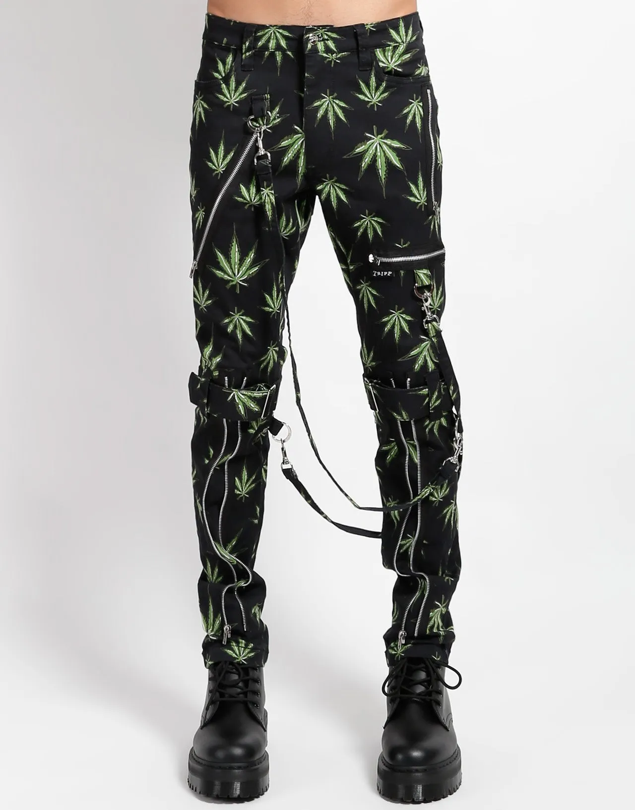 BONDAGE PANT GRASS Comfortable Waistband