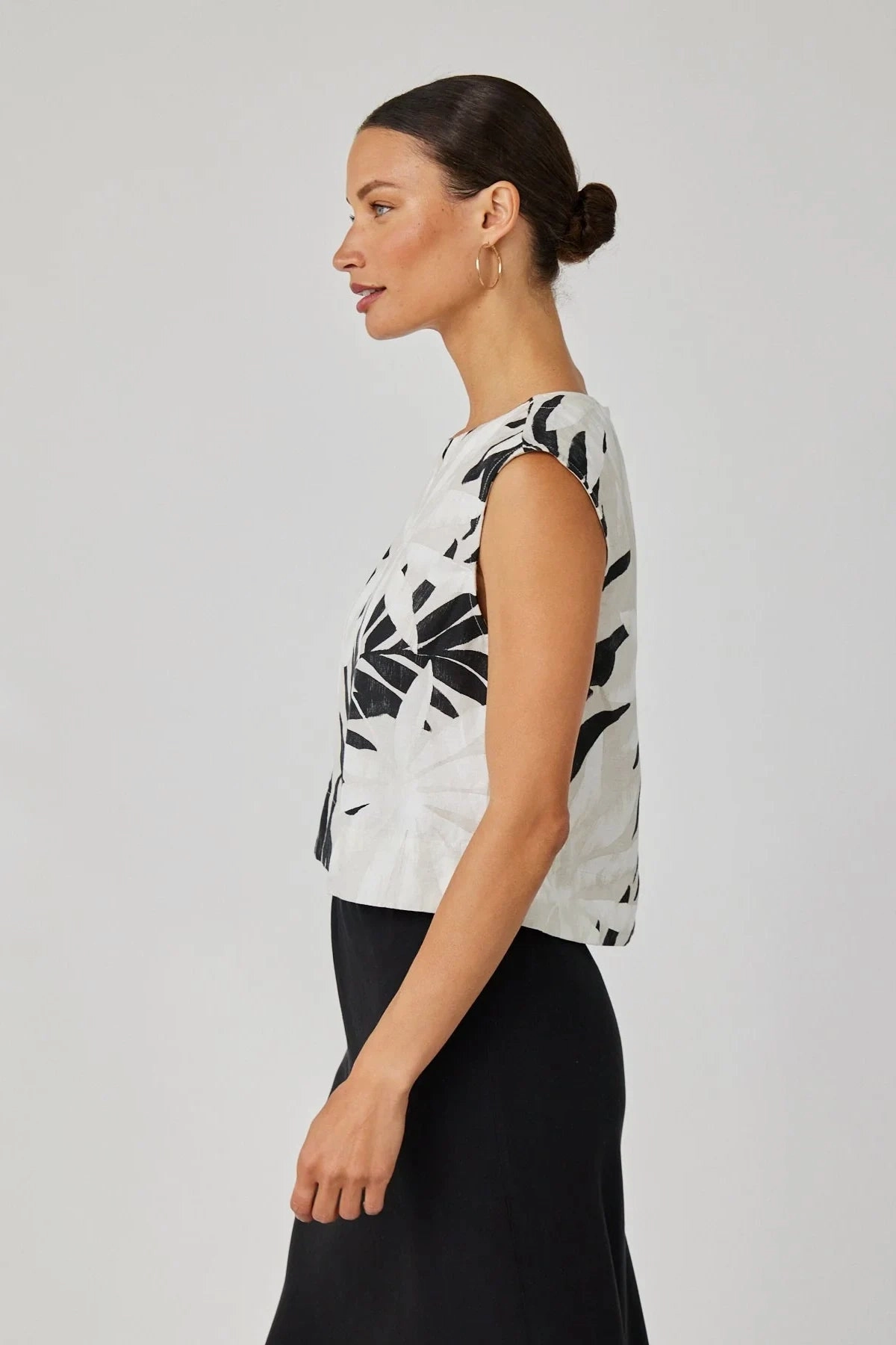 Boxy Button Back Top NoSlipSurface