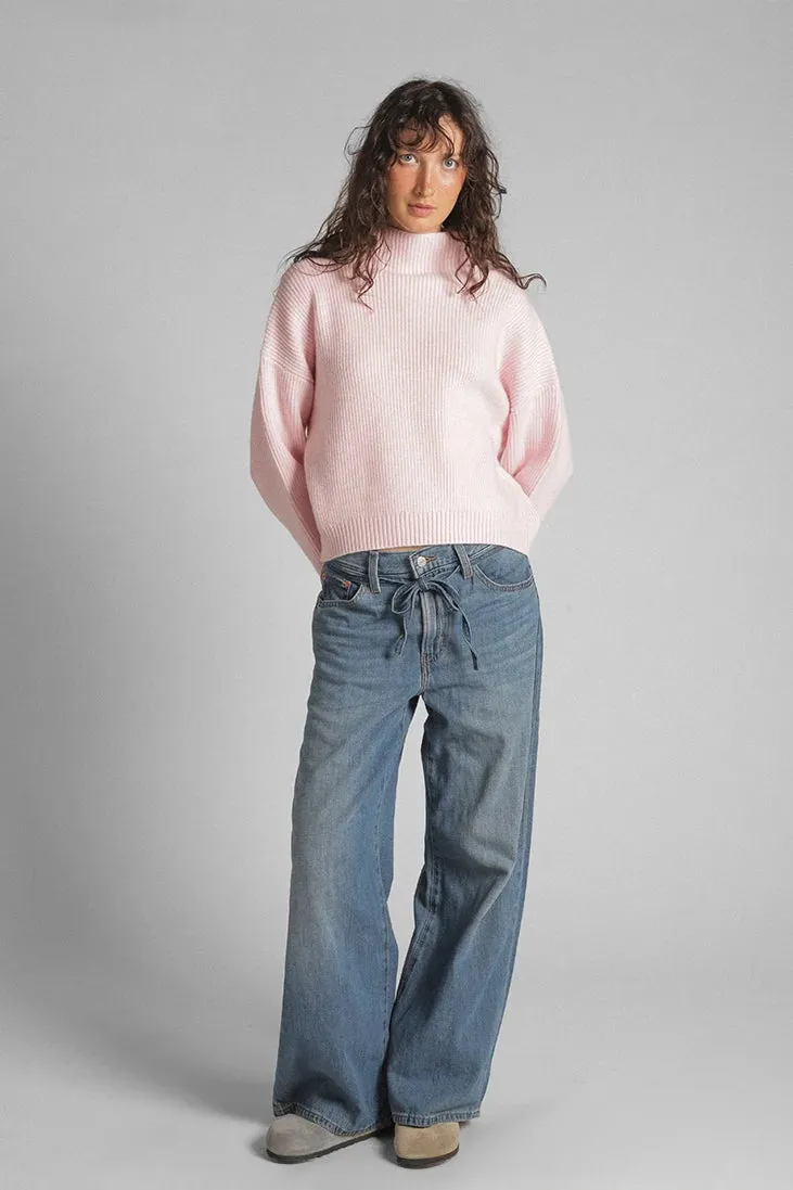 Evolete Mockneck Sweater Everyday Chic Casual Comfort Layer