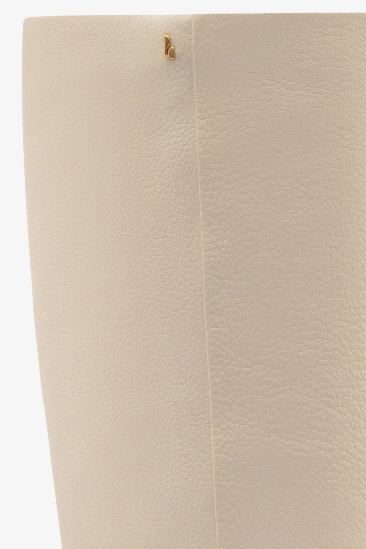 Ricky Boot In Ivory Leather Gloss Shine Energy return