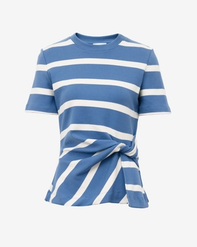 Short Sleeve Carlita Top Loop Back Finish