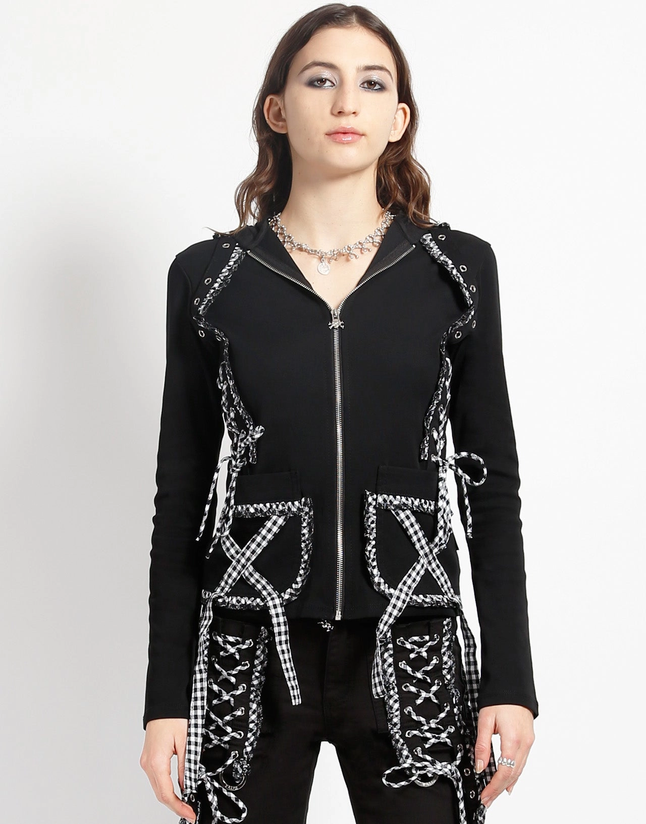 Adjustable Shoulder Straps BO PEEP HOODY WHITE