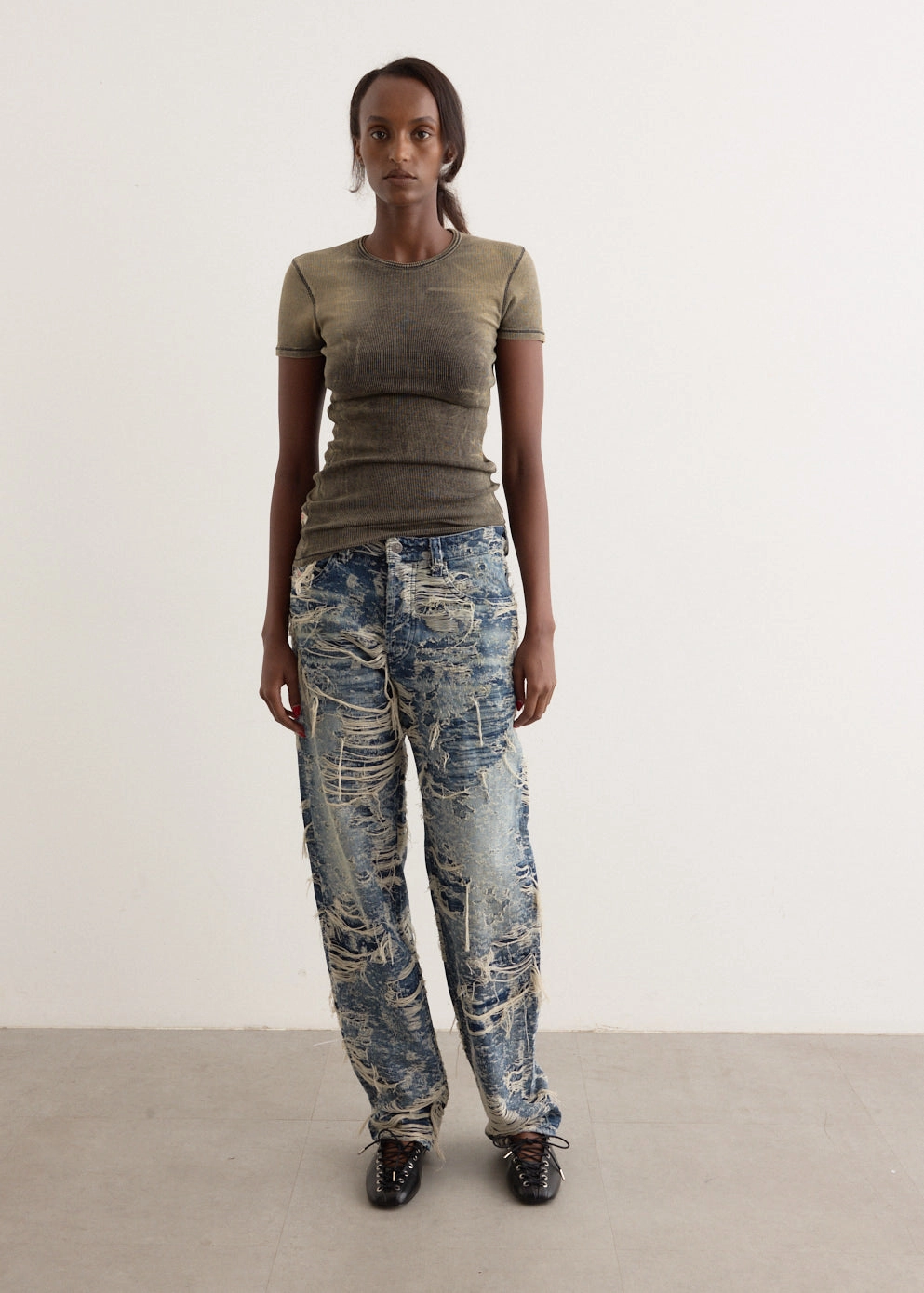 1988 D-Ark Jeans Refined Detail Outdoor Outfit